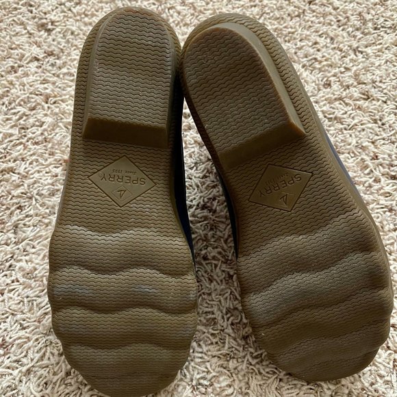 Sperry Women’s Syren Gulf Waterproof Lace Up Duck Boots Tan Navy, Size 10 - Picture 5 of 12